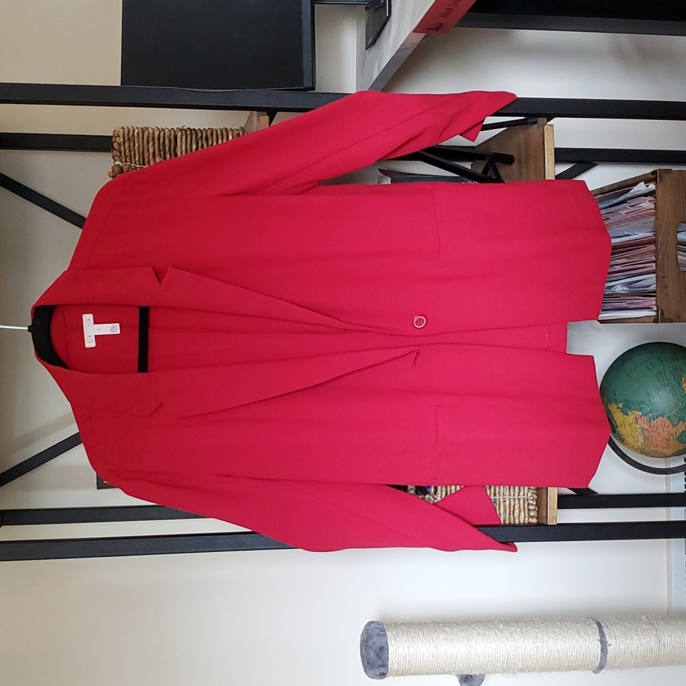 Nordstrom Oversized Blazer - Red